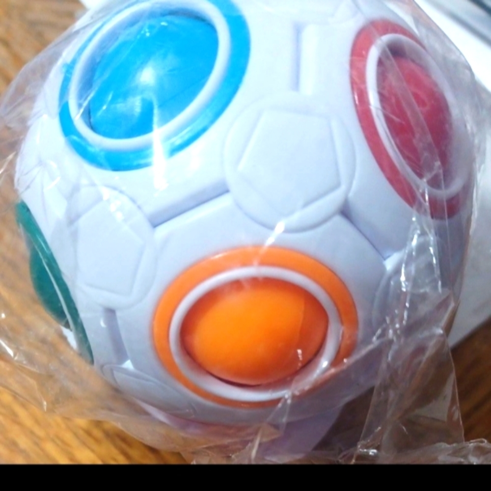 Rubik's cube rainbow ball